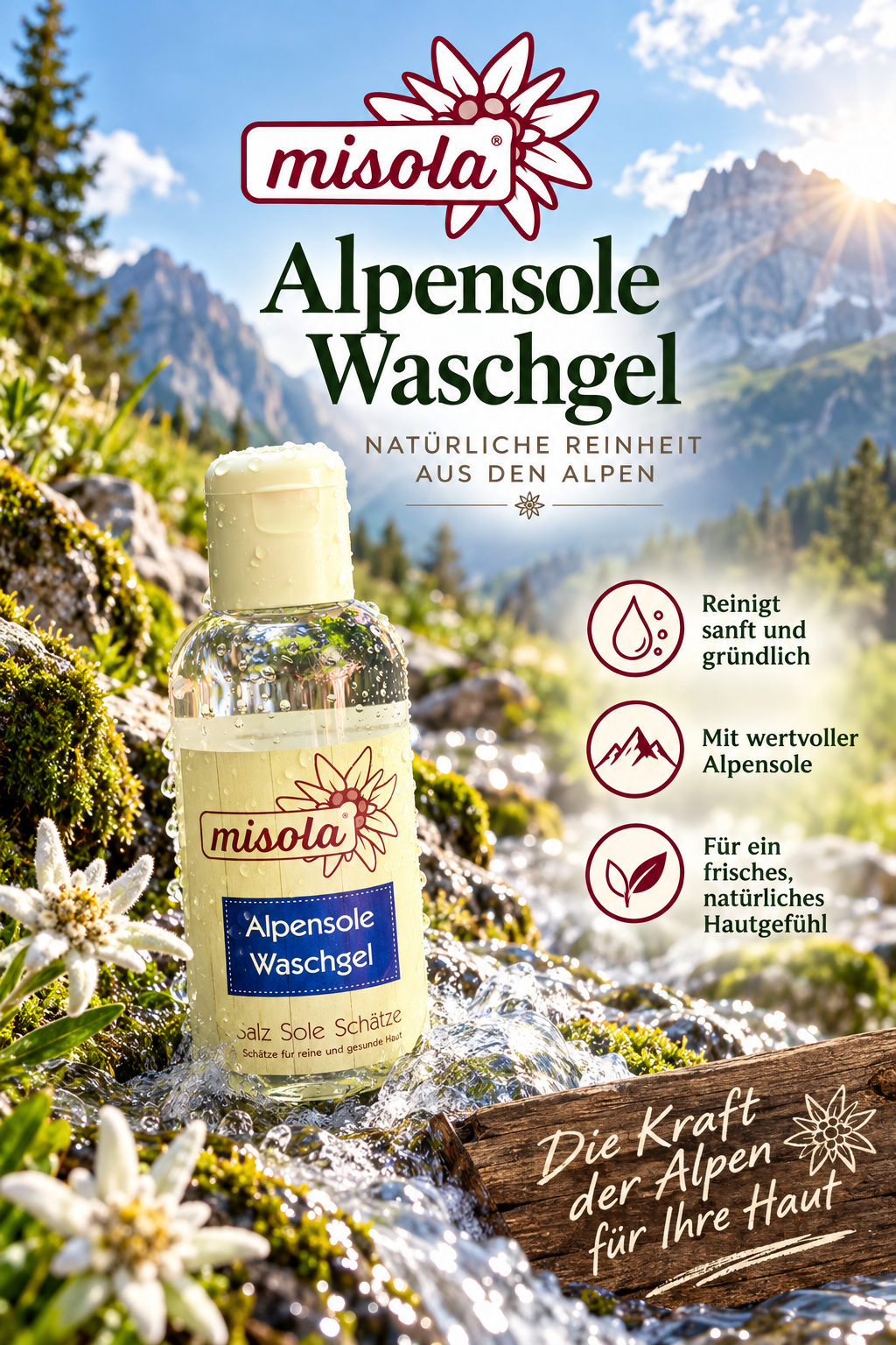 MISOLA Alpensole Waschgel 200ml