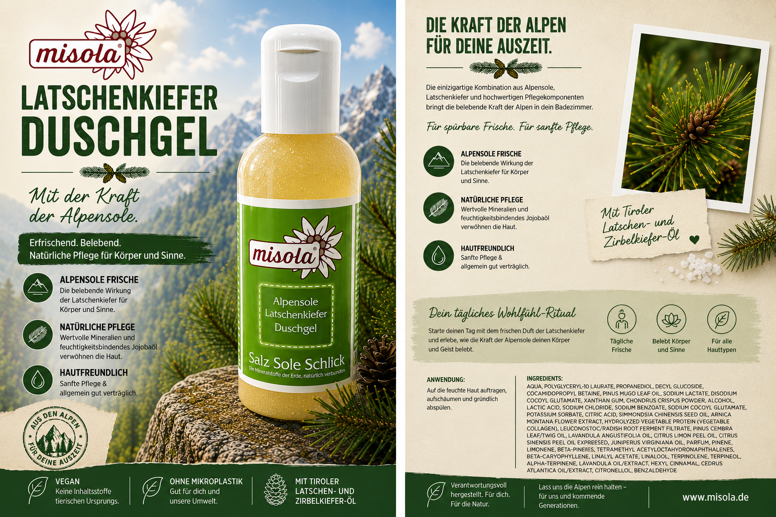 MISOLA Latschenkiefer Duschgel 200ml